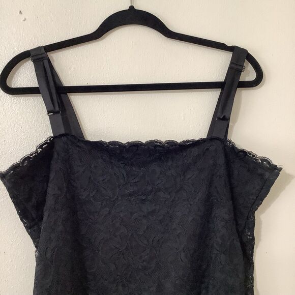 Vintage Y2K 2000s Witchy Whimsigoth Dark Feminine Fairy Romantic Lace Tank L - Picture 7 of 8